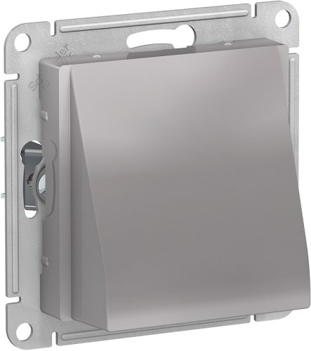 Вывод кабеля без рамки Systeme Electric AtlasDesign алюминий картинка